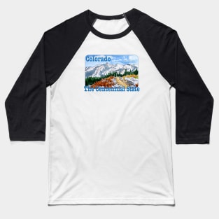 Colorado, The Centennial State Baseball T-Shirt